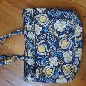 Vera Bradley Purse/Tote RETIRED- Ellie Blue Print
